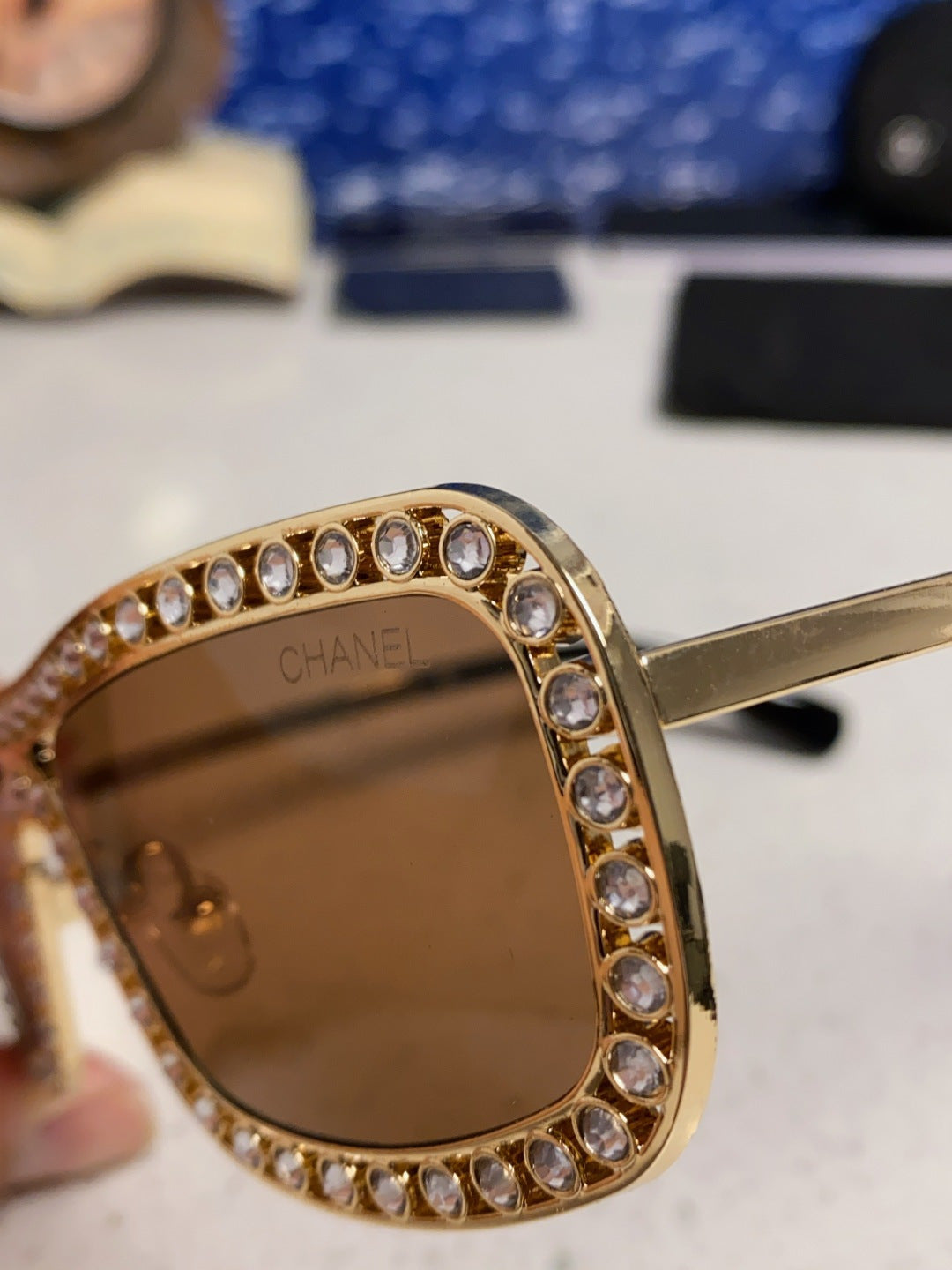 Chanel Metal Fashion Brown Lens Sunglasses for Men & Women - 358002 - detail image 7
