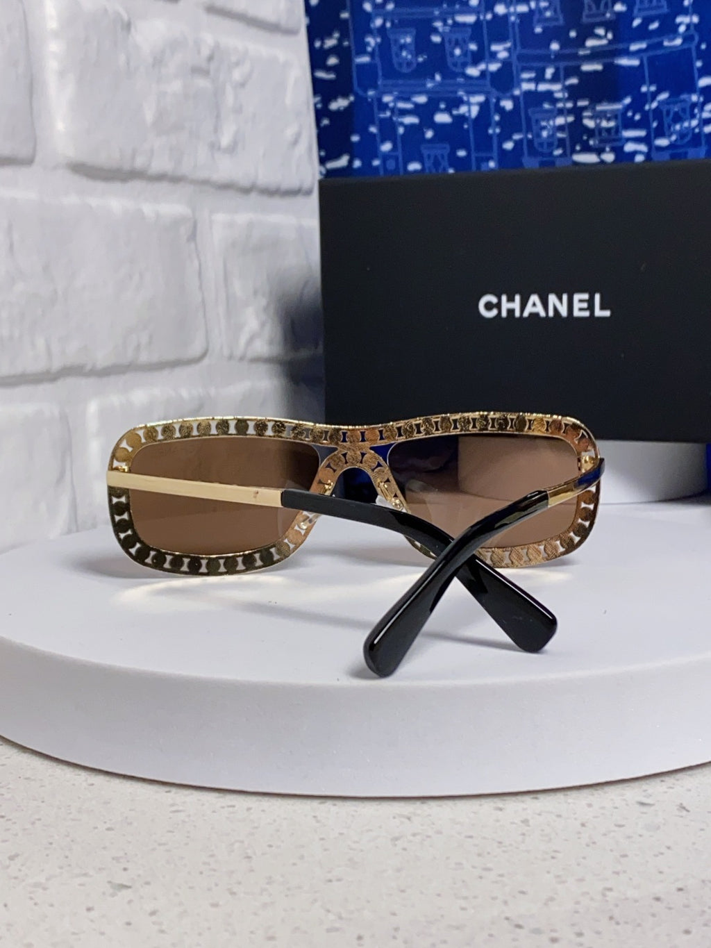Chanel Metal Fashion Brown Lens Sunglasses for Men & Women - 358002 - detail image 3