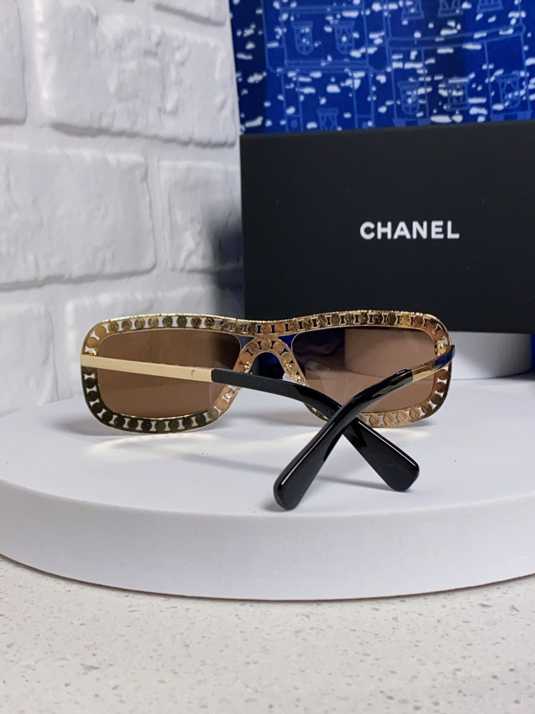 Chanel Metal Fashion Brown Lens Sunglasses for Men & Women - 358002 - detail image 3