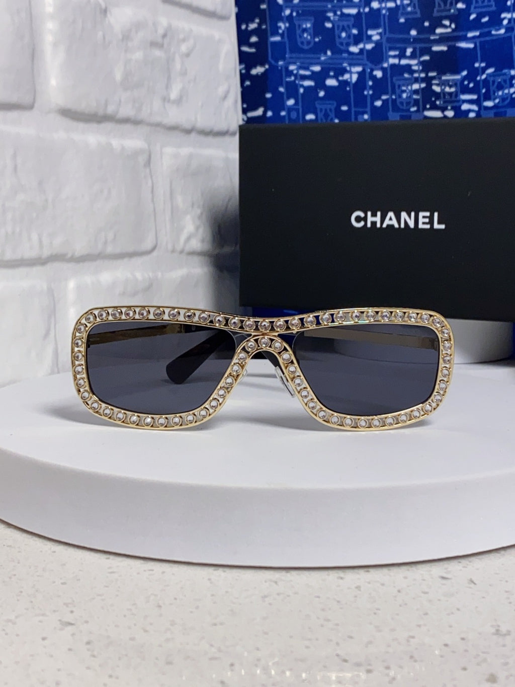 Chanel Metal Fashion Silver Lens Sunglasses for Men & Women - 358004 - detail image 2