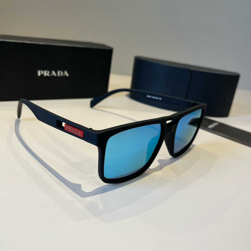 Prada Fashion Blue Lens Sunglasses for Men & Women - 432140