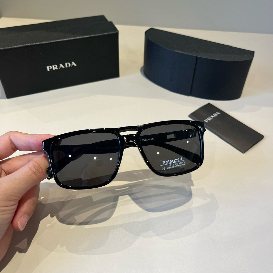 Prada Fashion Black Lens Sunglasses for Men & Women - 432141 - detail image 6