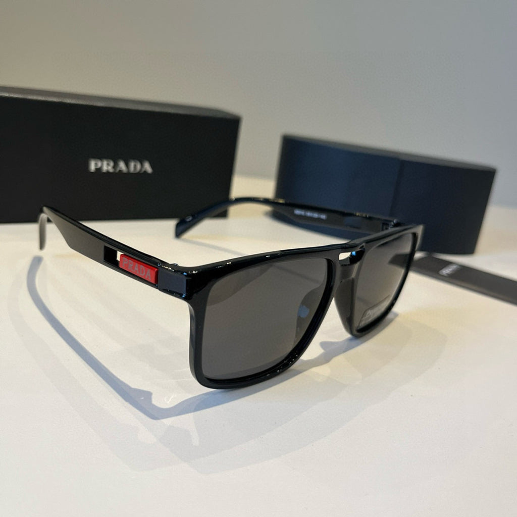 Prada Fashion Black Lens Sunglasses for Men & Women - 432141