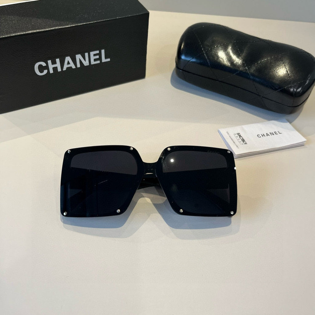 Chanel Square Black Lens Sunglasses for Men & Women - 398522 - detail image 6