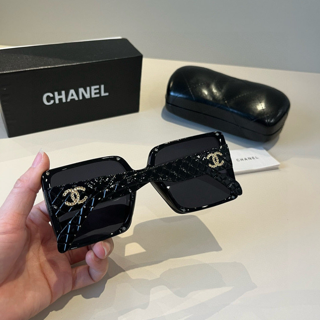 Chanel Square Black Lens Sunglasses for Men & Women - 398522 - detail image 7