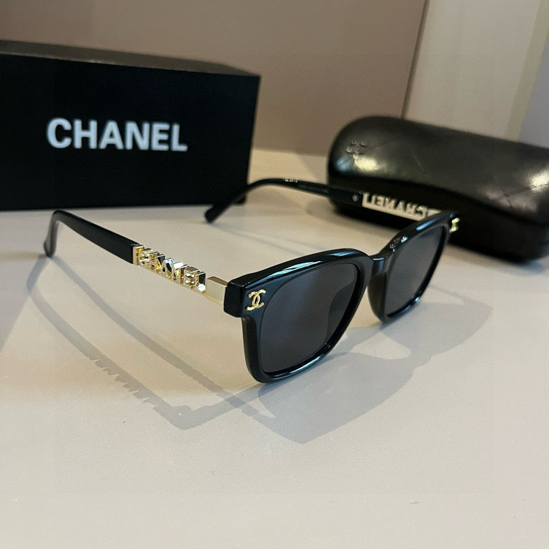 Chanel Oversized Silver Lens Sunglasses for Men & Women - 493573