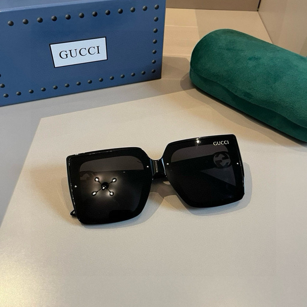 Gucci Oversized Gold Lens Sunglasses for Women - 381958 - detail image 5