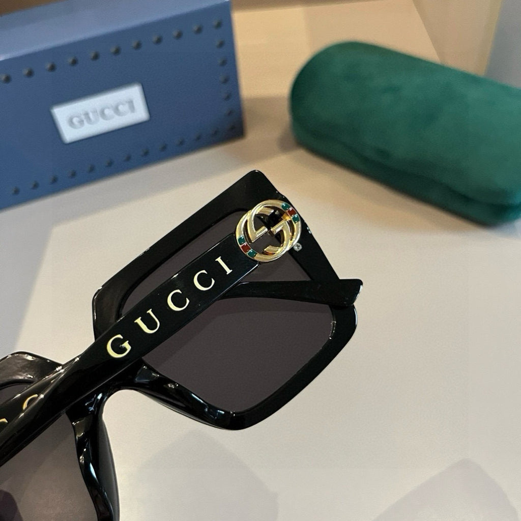 Gucci Oversized Gold Lens Sunglasses for Women - 381958 - detail image 7