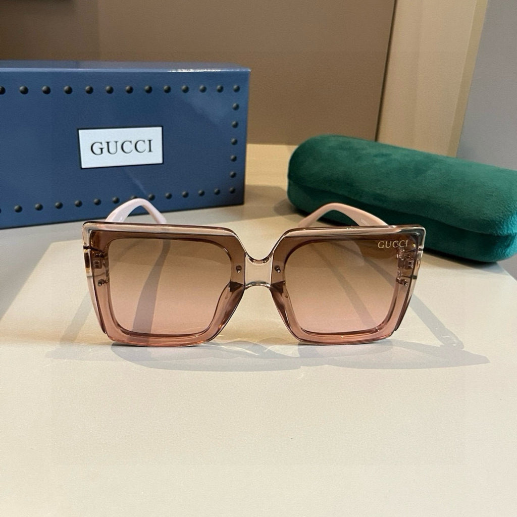 Gucci Oversized Gold Lens Sunglasses for Women - 381959 - detail image 3