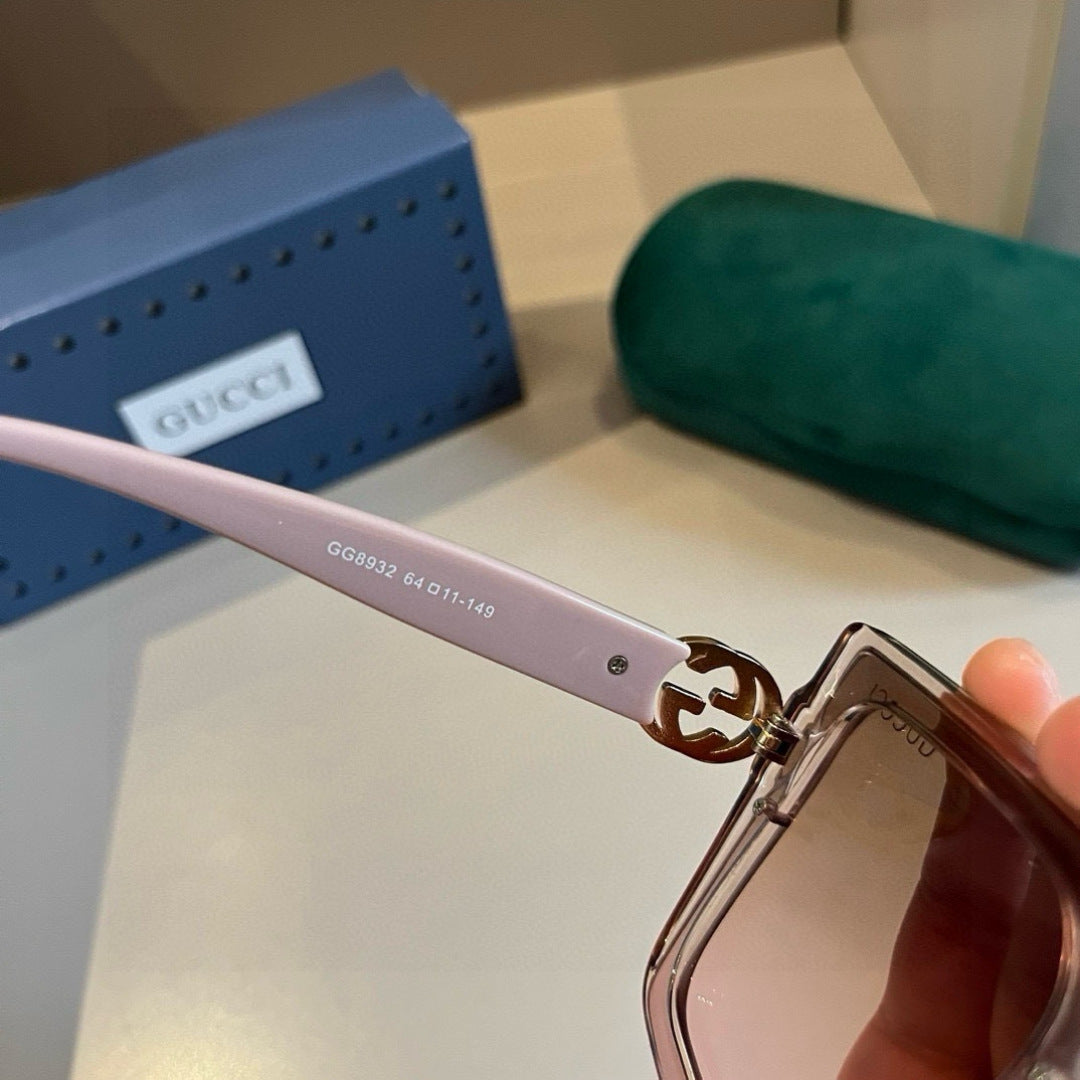 Gucci Oversized Gold Lens Sunglasses for Women - 381959 - detail image 10