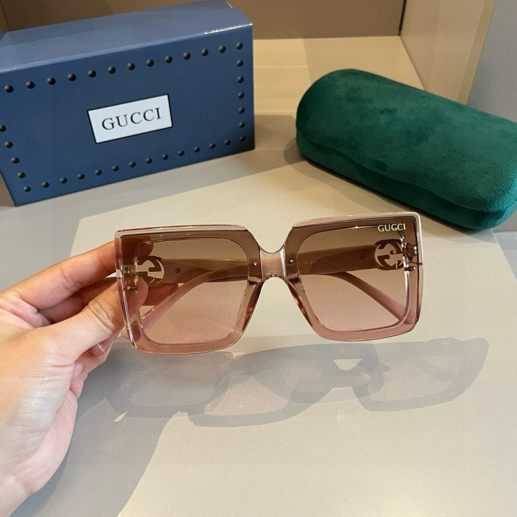 Gucci Oversized Gold Lens Sunglasses for Women - 381959 - detail image 7