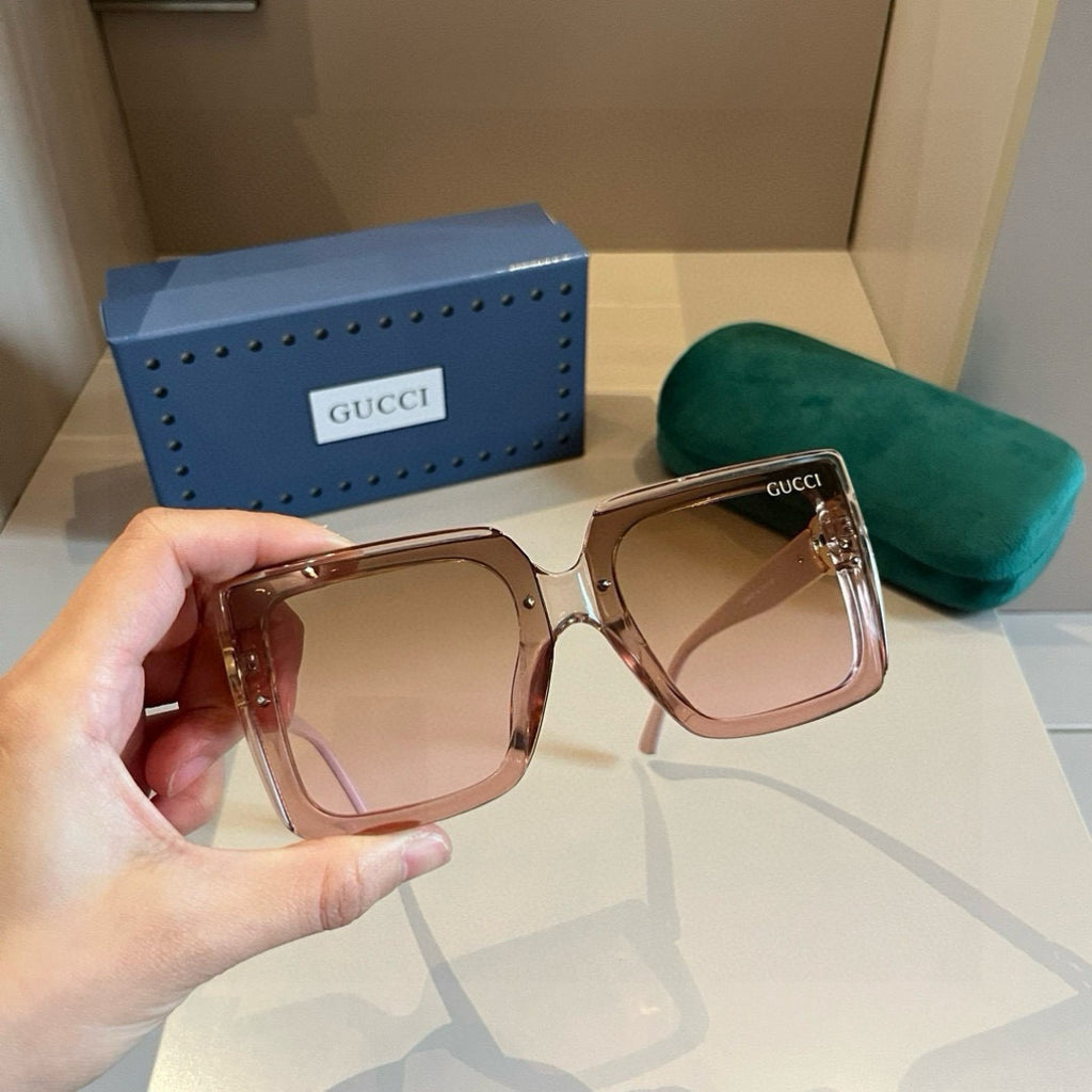 Gucci Oversized Gold Lens Sunglasses for Women - 381959 - detail image 5