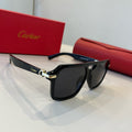 Cartier Aviator Black Lens Sunglasses for Men - 935077