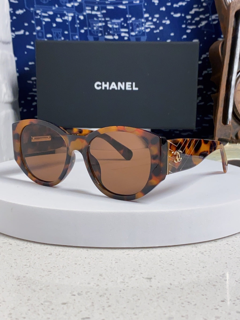 Chanel Polarized Cat-Eye Brown Lens Sunglasses for Women - 158326