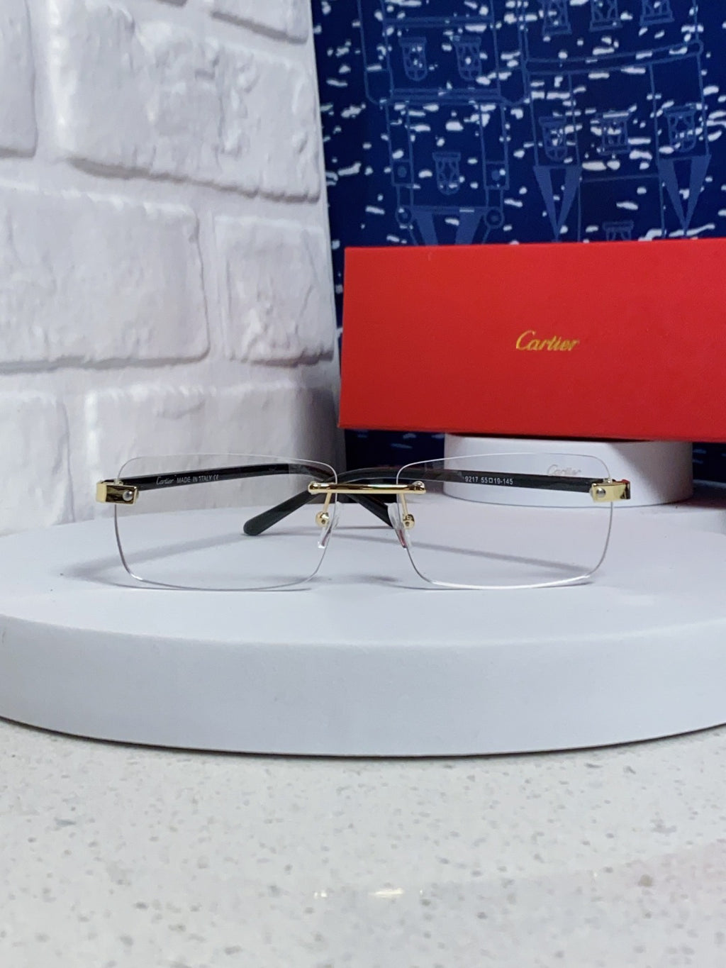 Cartier Metal Fashion Silver Lens Sunglasses for Men & Women - 465896 - detail image 2