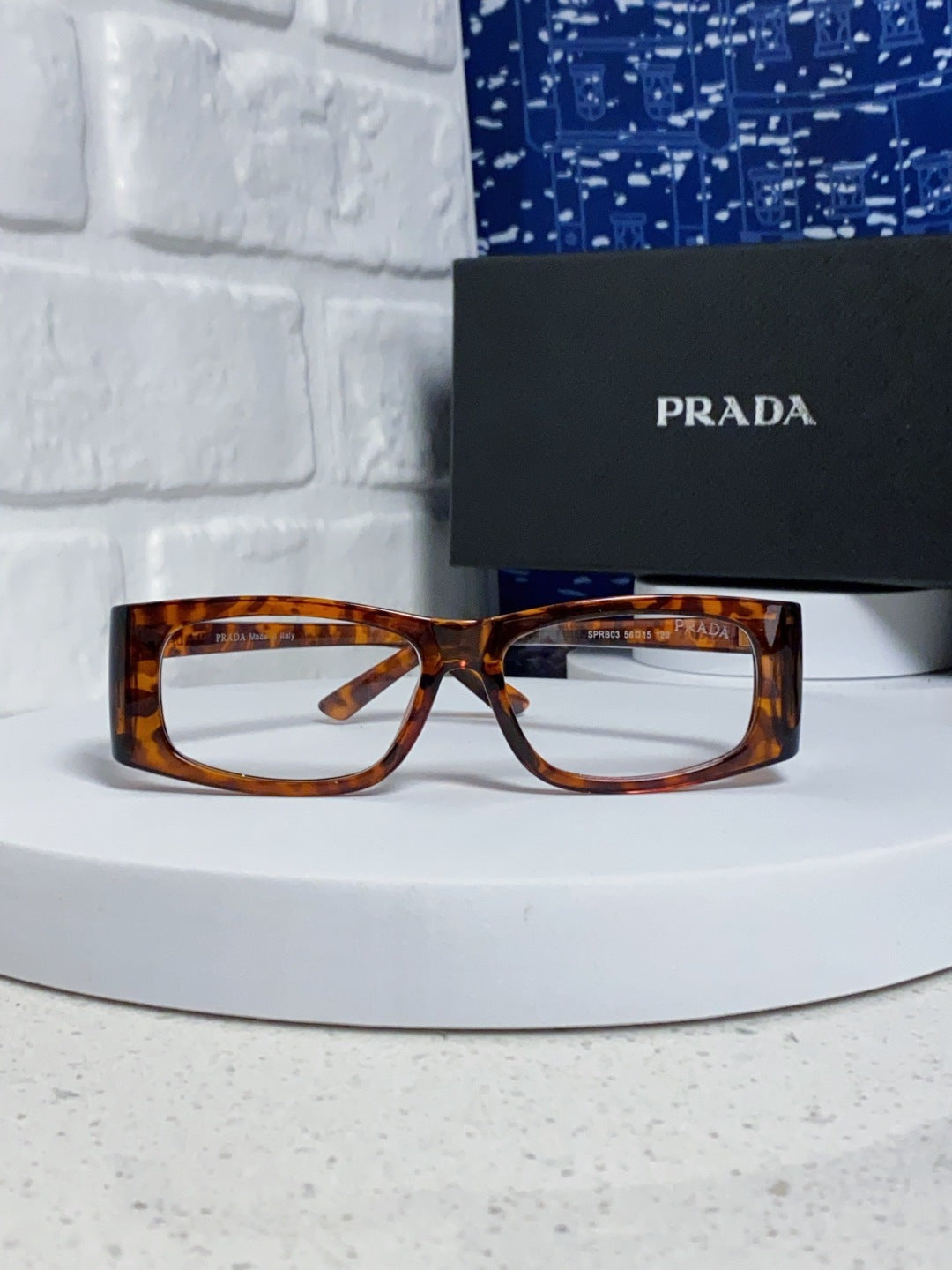 Prada SPRB03 Square Red Lens Sunglasses for Men & Women - 465713 - detail image 2