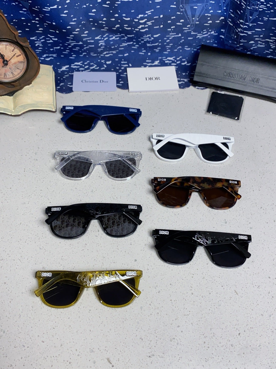 Dior Square Black Lens Sunglasses for Men & Women - 465233 - detail image 12