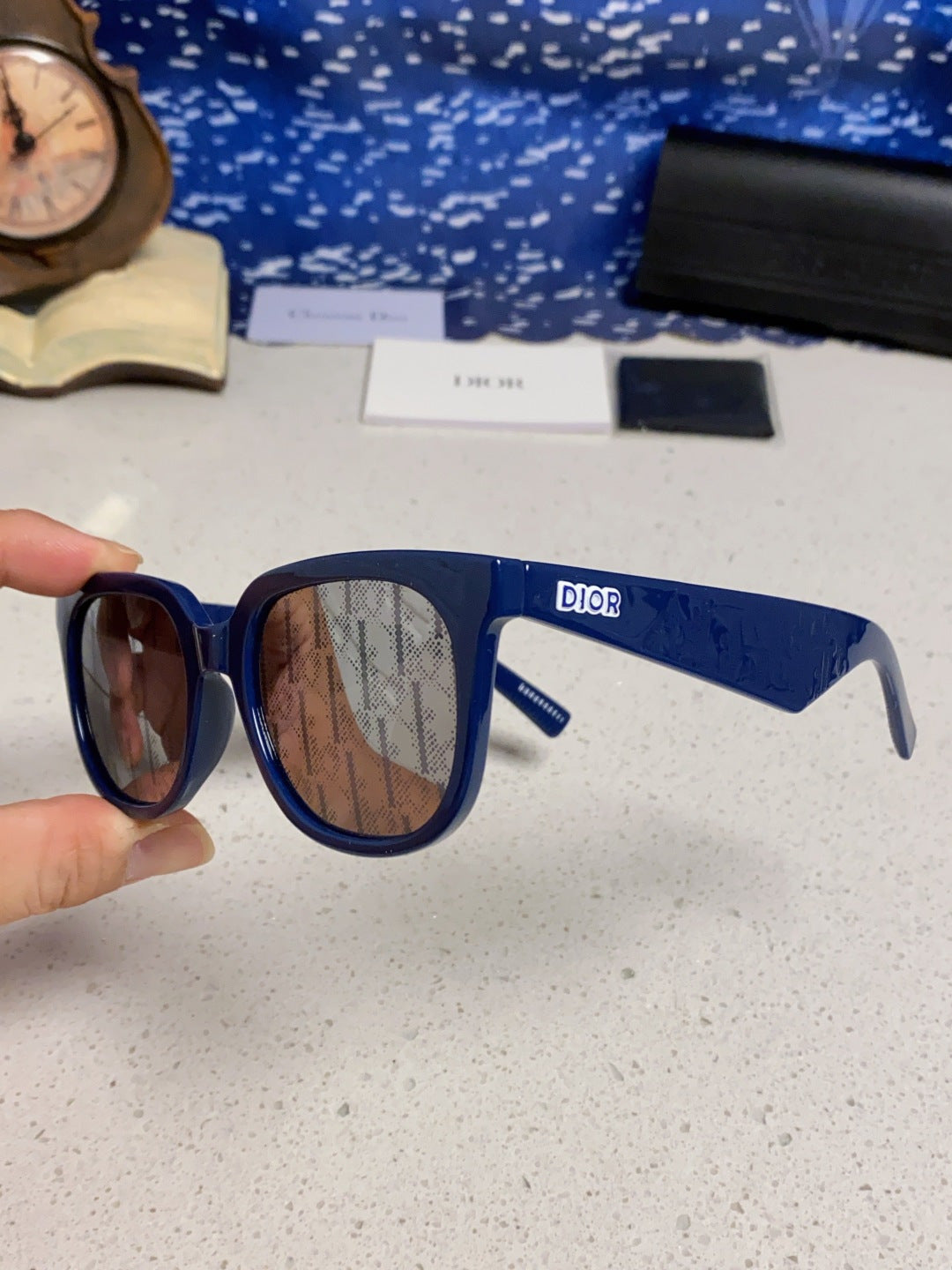 Dior Square Black Lens Sunglasses for Men & Women - 465233 - detail image 7