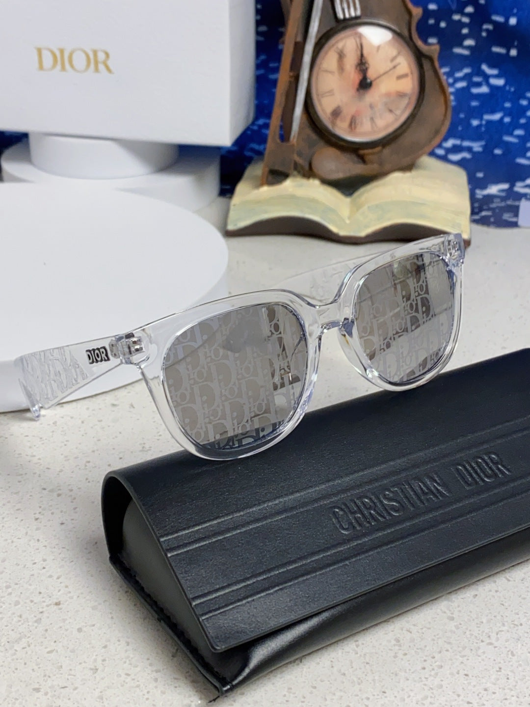 Dior Square Silver Lens Sunglasses for Men & Women - 465234 - detail image 10