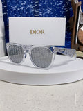 Dior Square Silver Lens Sunglasses for Men & Women - 465234