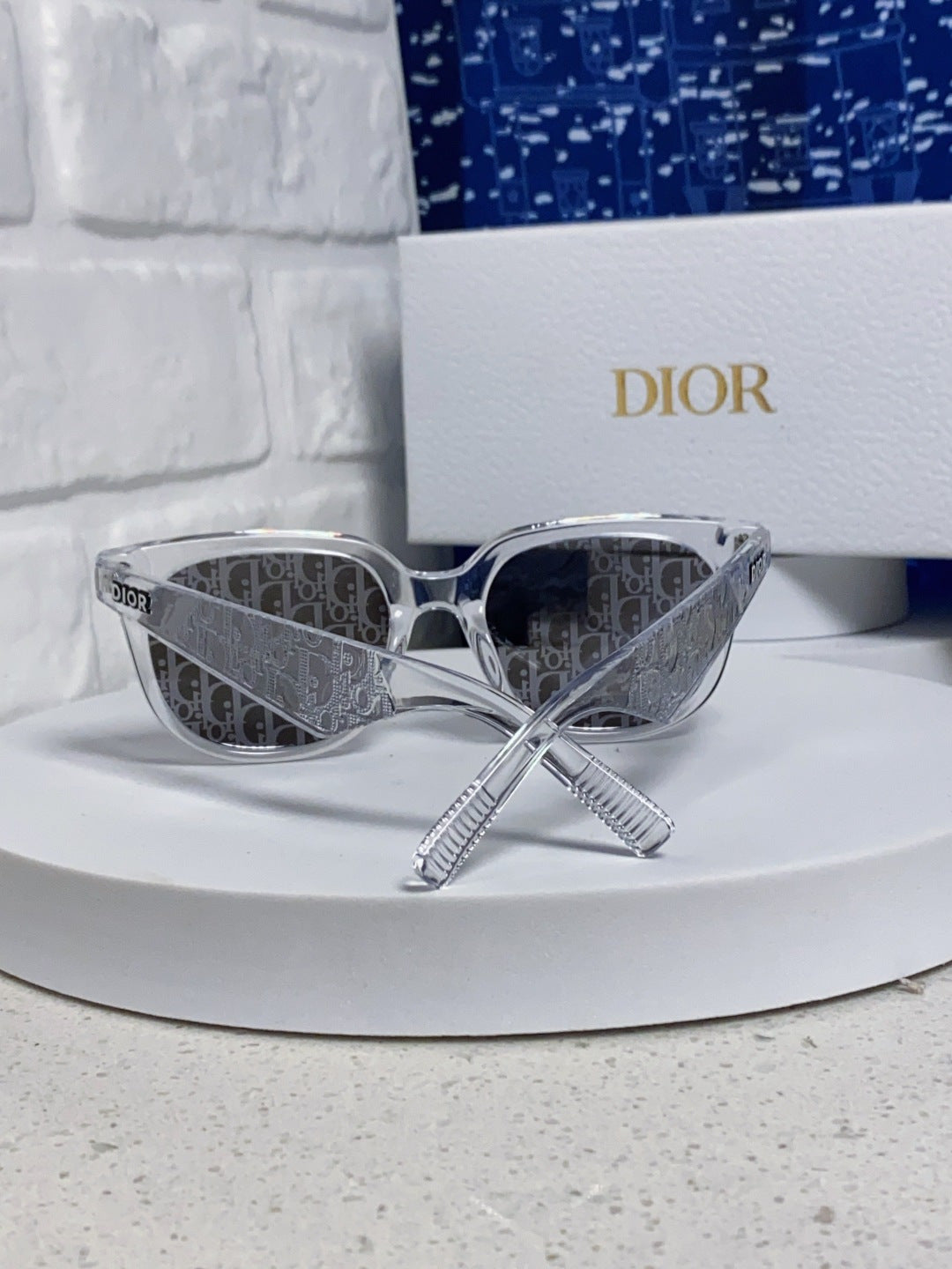 Dior Square Silver Lens Sunglasses for Men & Women - 465234 - detail image 3