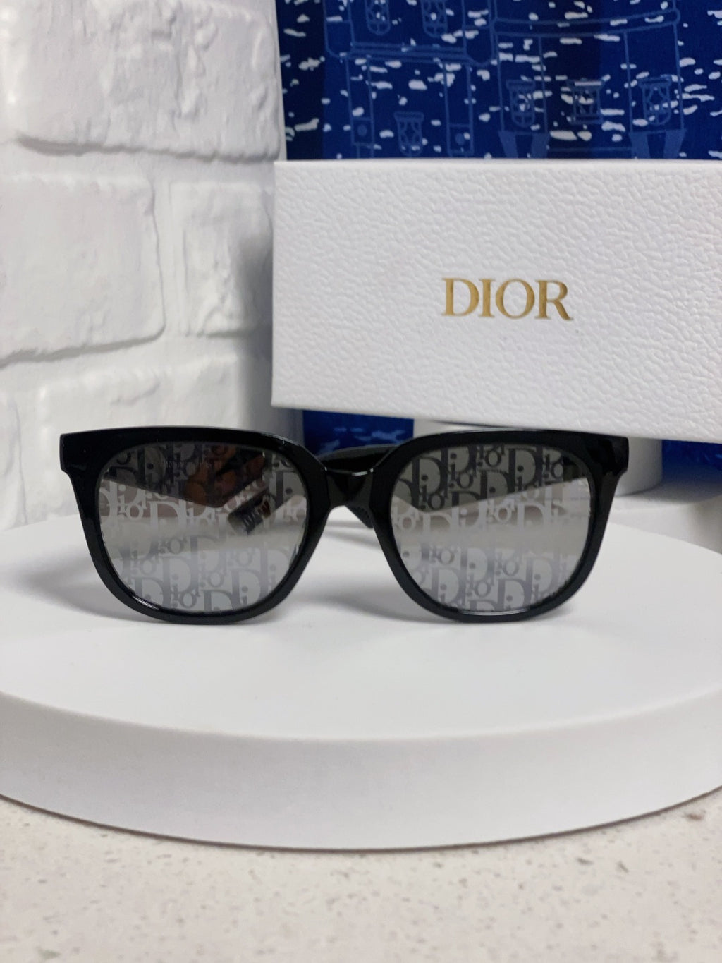 Dior Square Silver Lens Sunglasses for Men & Women - 465235 - detail image 2