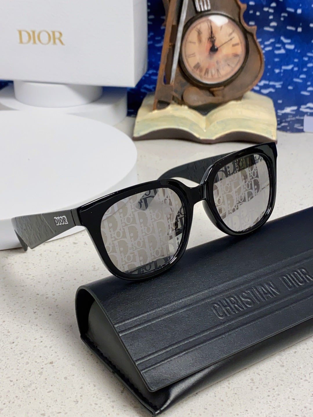 Dior Square Silver Lens Sunglasses for Men & Women - 465235 - detail image 10