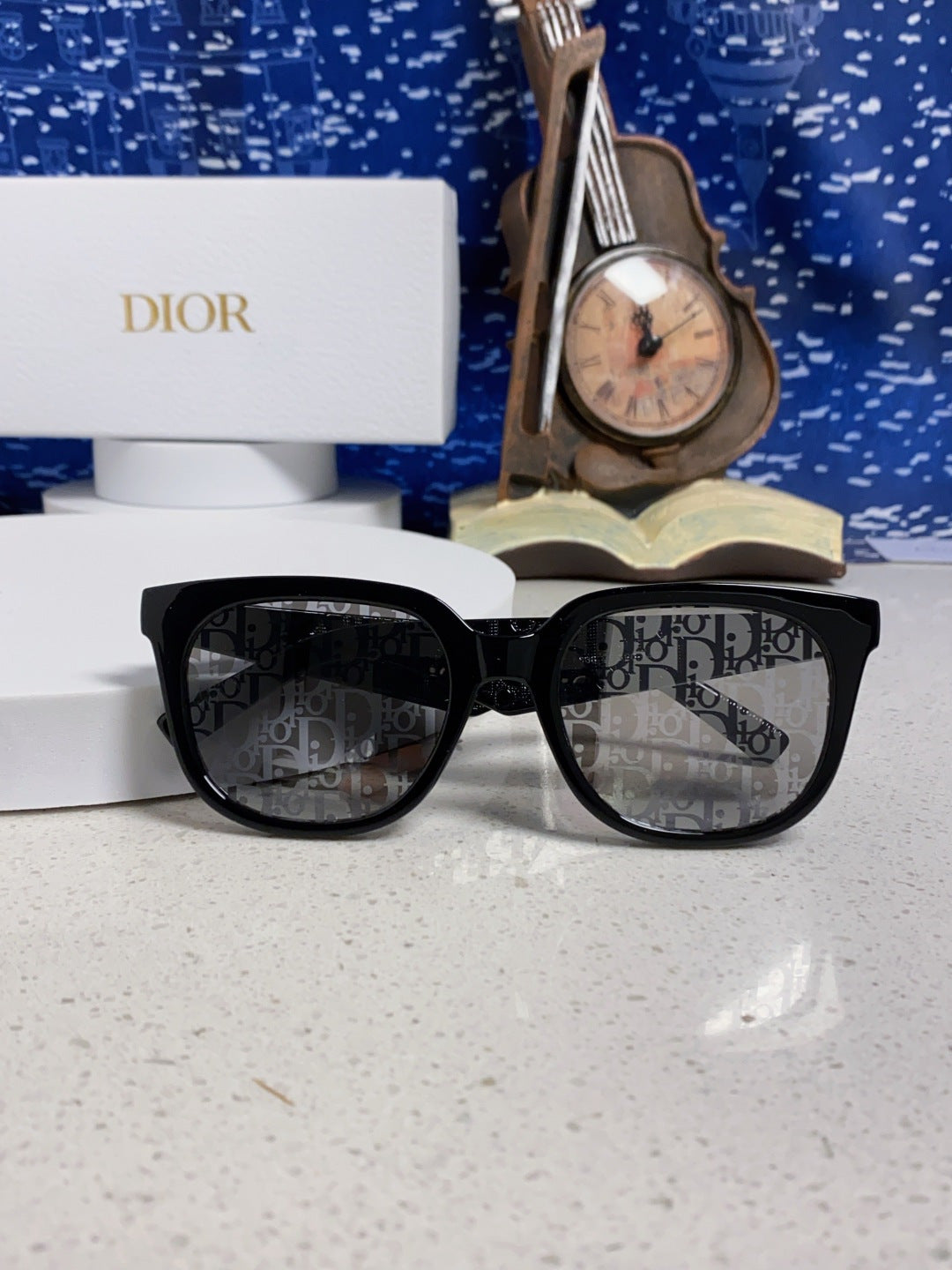 Dior Square Silver Lens Sunglasses for Men & Women - 465235 - detail image 9