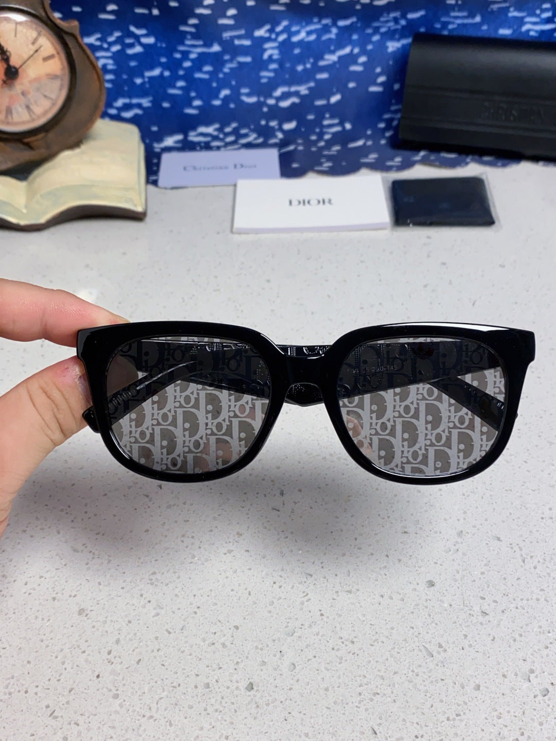 Dior Square Silver Lens Sunglasses for Men & Women - 465235 - detail image 4