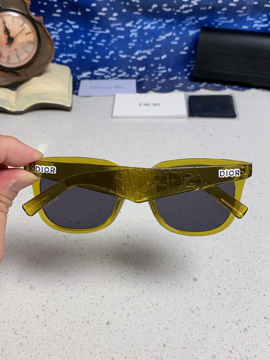 Dior Square Brown Lens Sunglasses for Men & Women - 465236 - detail image 5