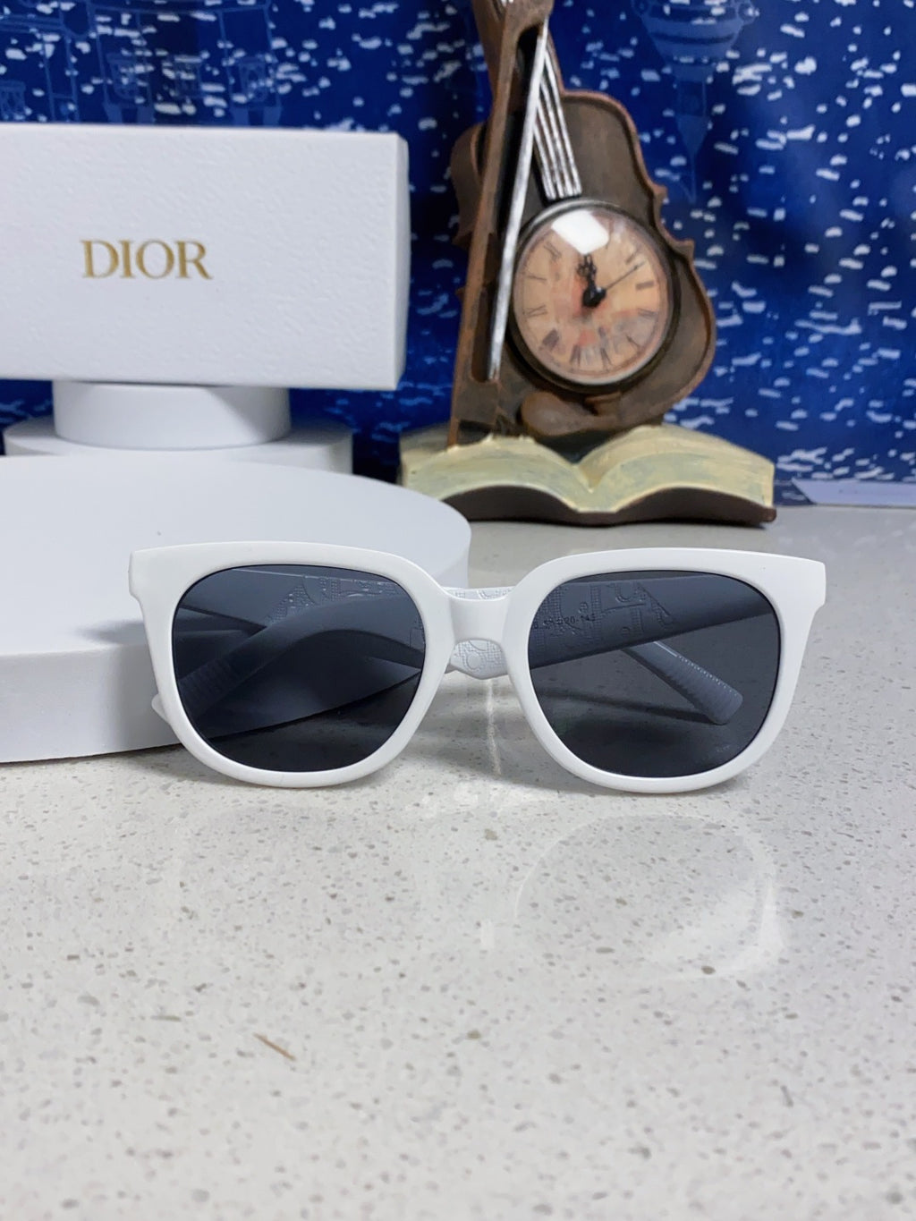 Dior Square Blue Lens Sunglasses for Men & Women - detail image 9