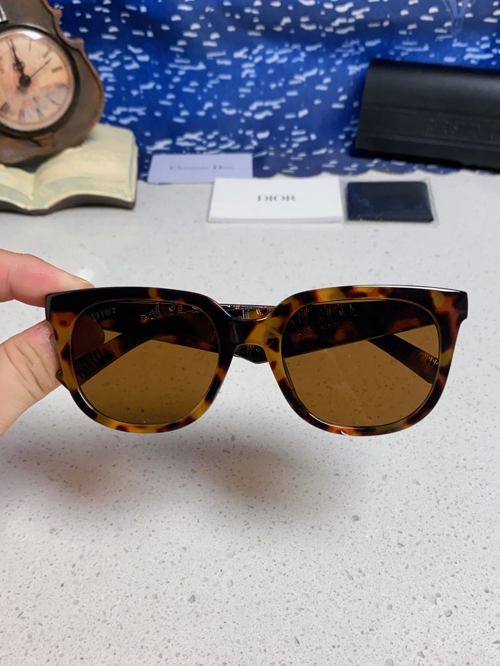 Dior Square Brown Lens Sunglasses for Men & Women - 465238 - detail image 4