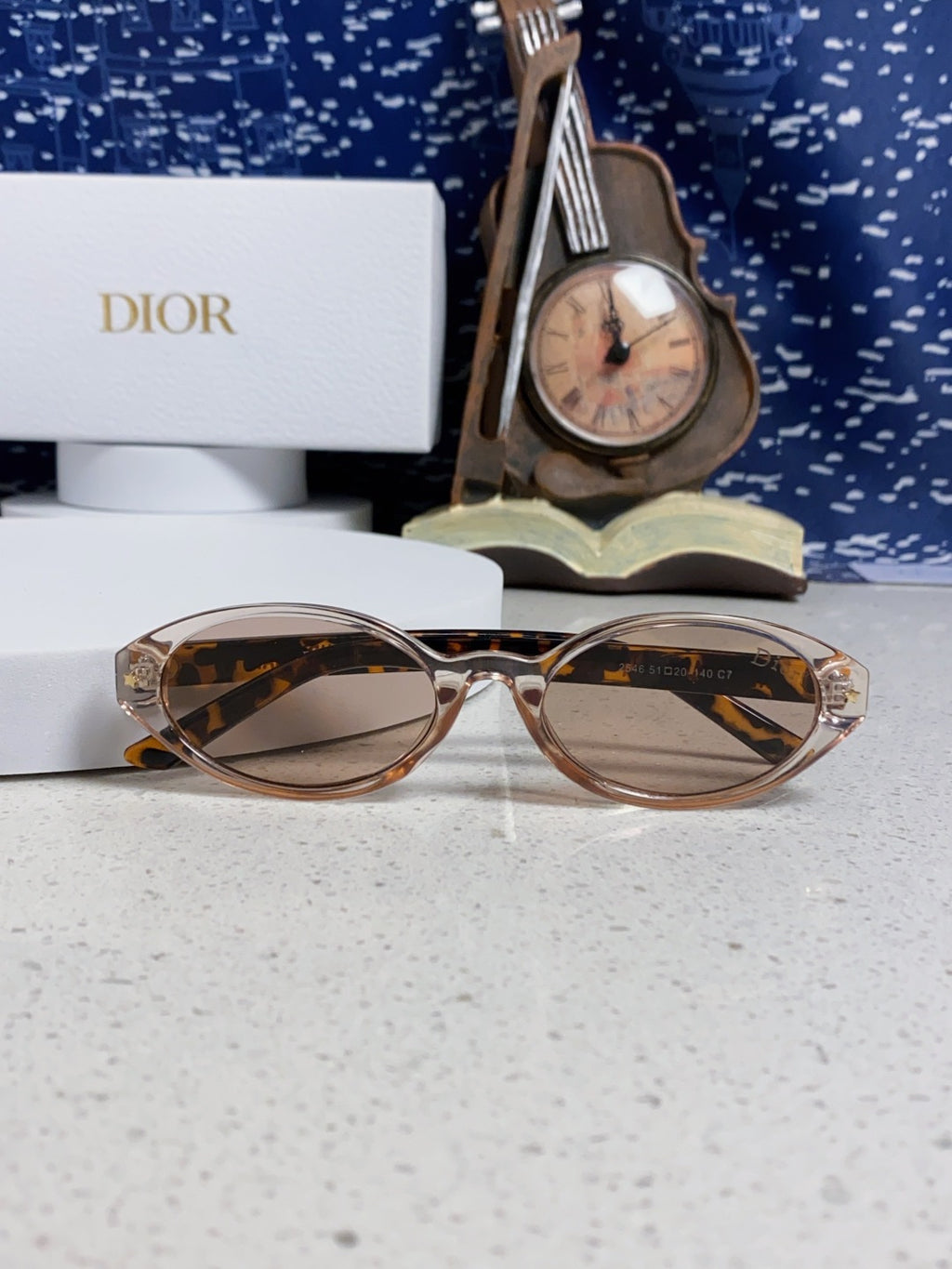 Dior Cat-Eye Silver Lens Sunglasses for Women - 415539 - detail image 9