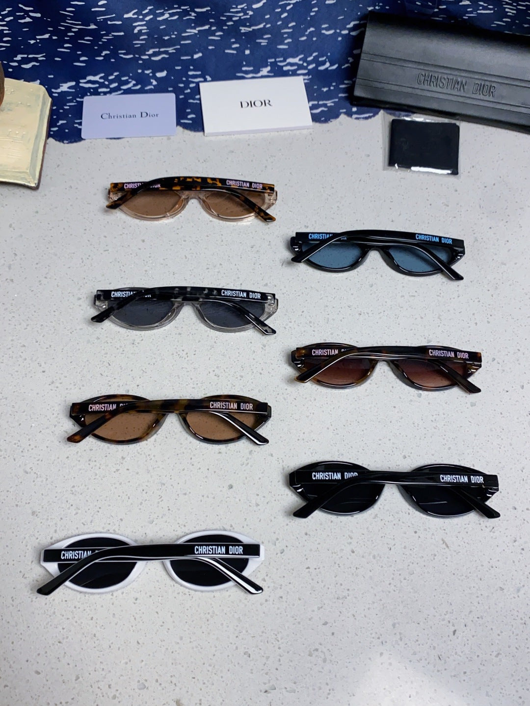 Dior Cat-Eye Red Lens Sunglasses for Women - 415544 - detail image 11