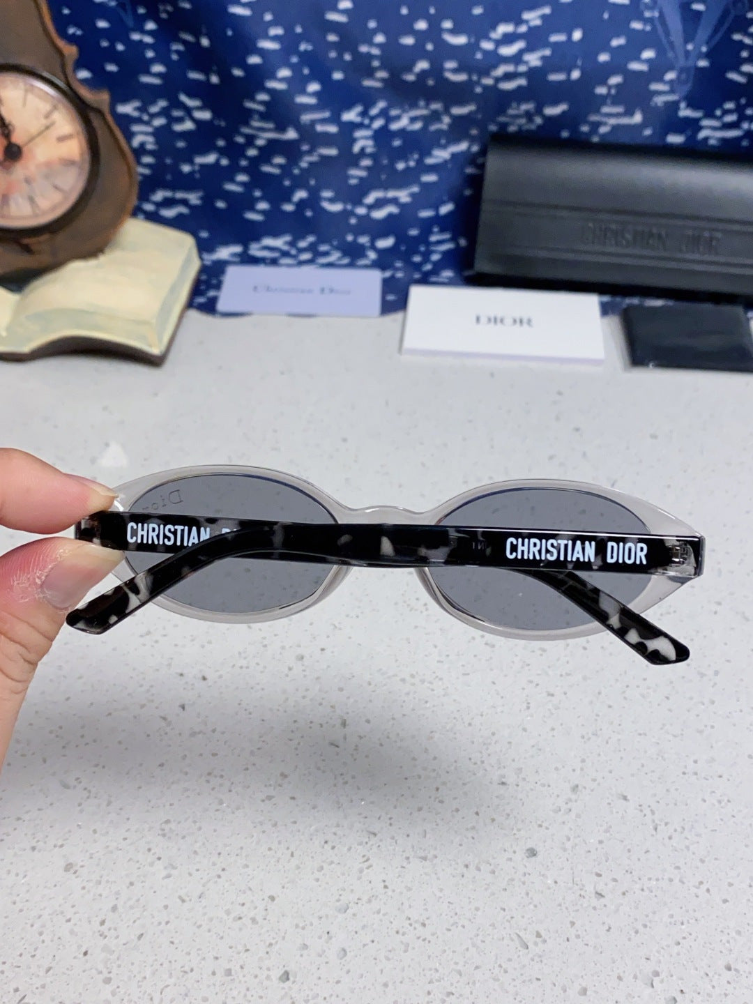Dior Cat-Eye Silver Lens Sunglasses for Women - 867118 - detail image 5