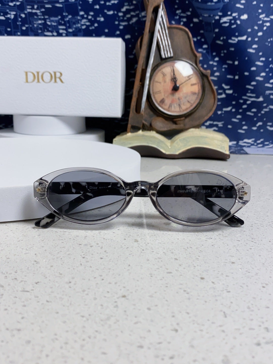 Dior Cat-Eye Silver Lens Sunglasses for Women - 867118 - detail image 9