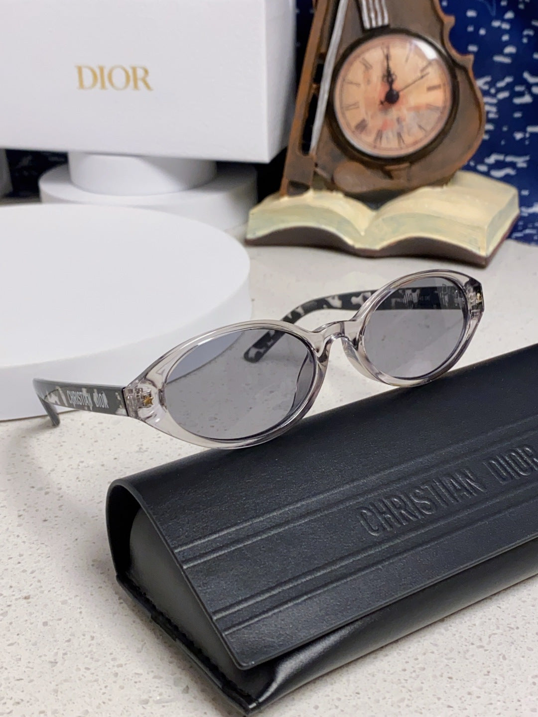 Dior Cat-Eye Silver Lens Sunglasses for Women - 415540 - detail image 10