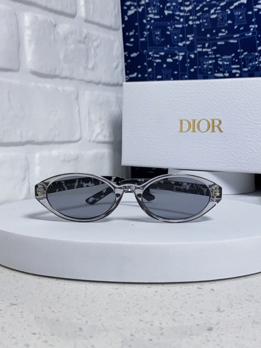 Dior Cat-Eye Silver Lens Sunglasses for Women - 415540 - detail image 2