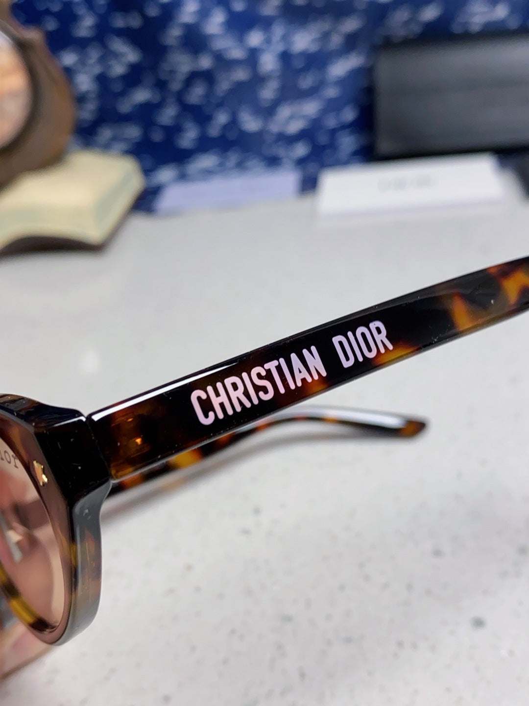 Dior Cat-Eye Black Lens Sunglasses for Women - detail image 8