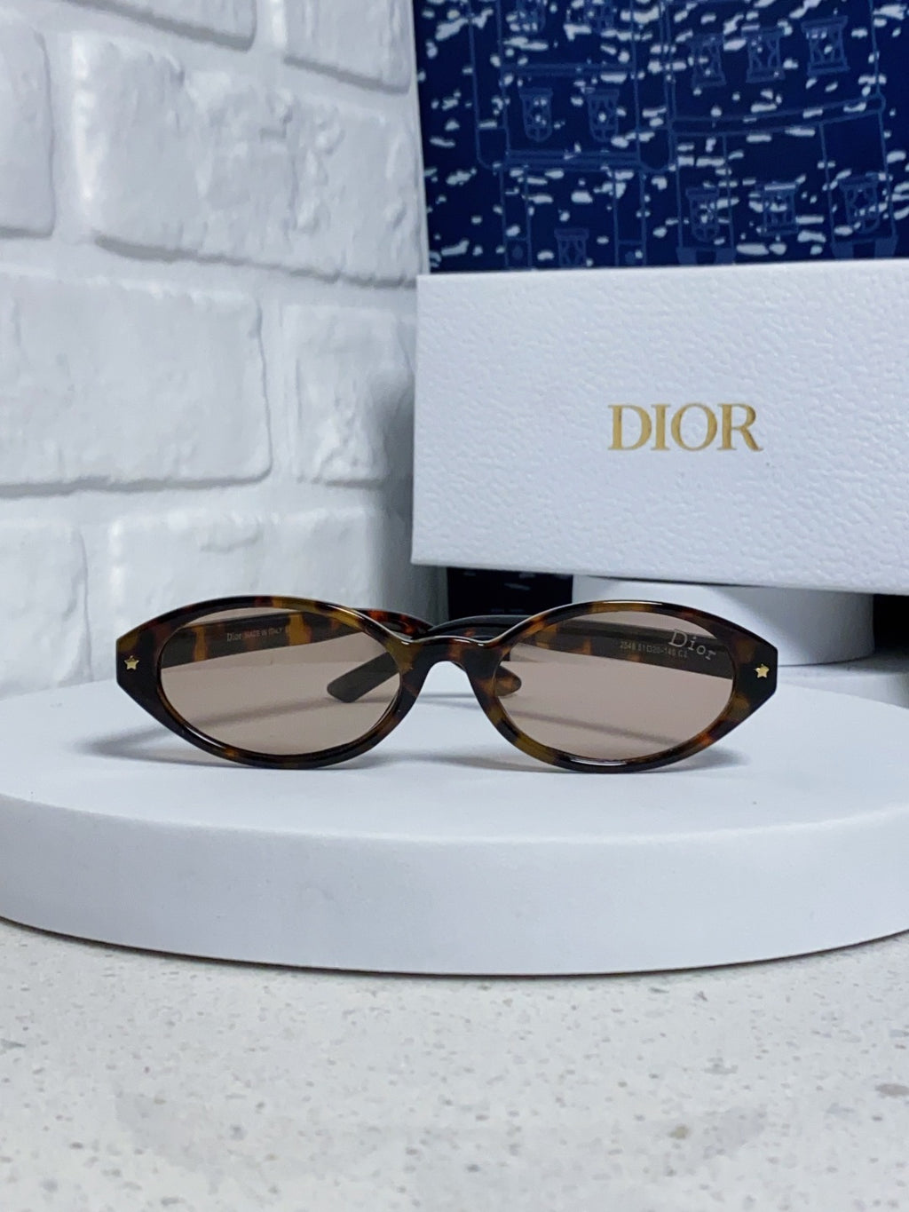 Dior Cat-Eye Black Lens Sunglasses for Women - 415541 - detail image 3