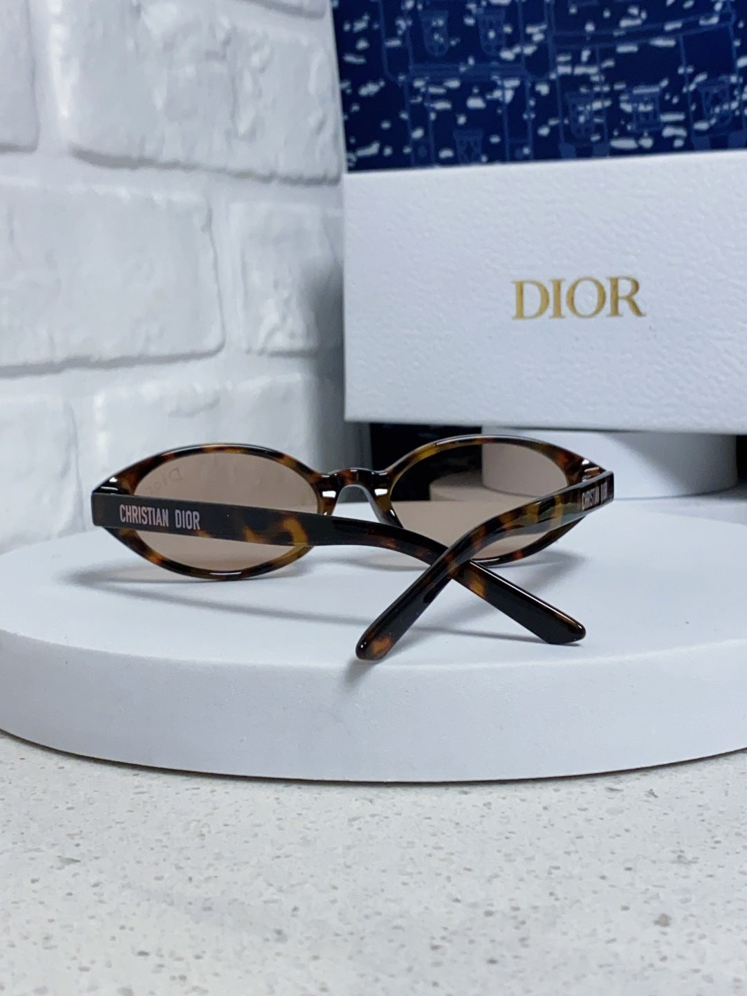 Dior Cat-Eye Black Lens Sunglasses for Women - 415541 - detail image 4
