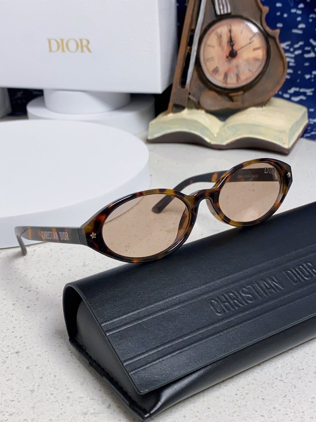 Dior Cat-Eye Black Lens Sunglasses for Women - detail image 11