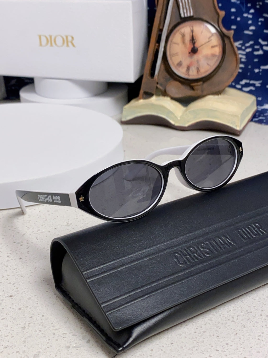 Dior Cat-Eye Silver Lens Sunglasses for Women - 415542 - detail image 10