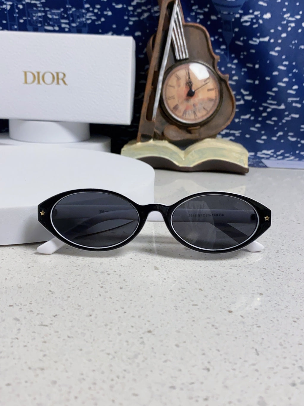 Dior Cat-Eye Silver Lens Sunglasses for Women - 867120 - detail image 9