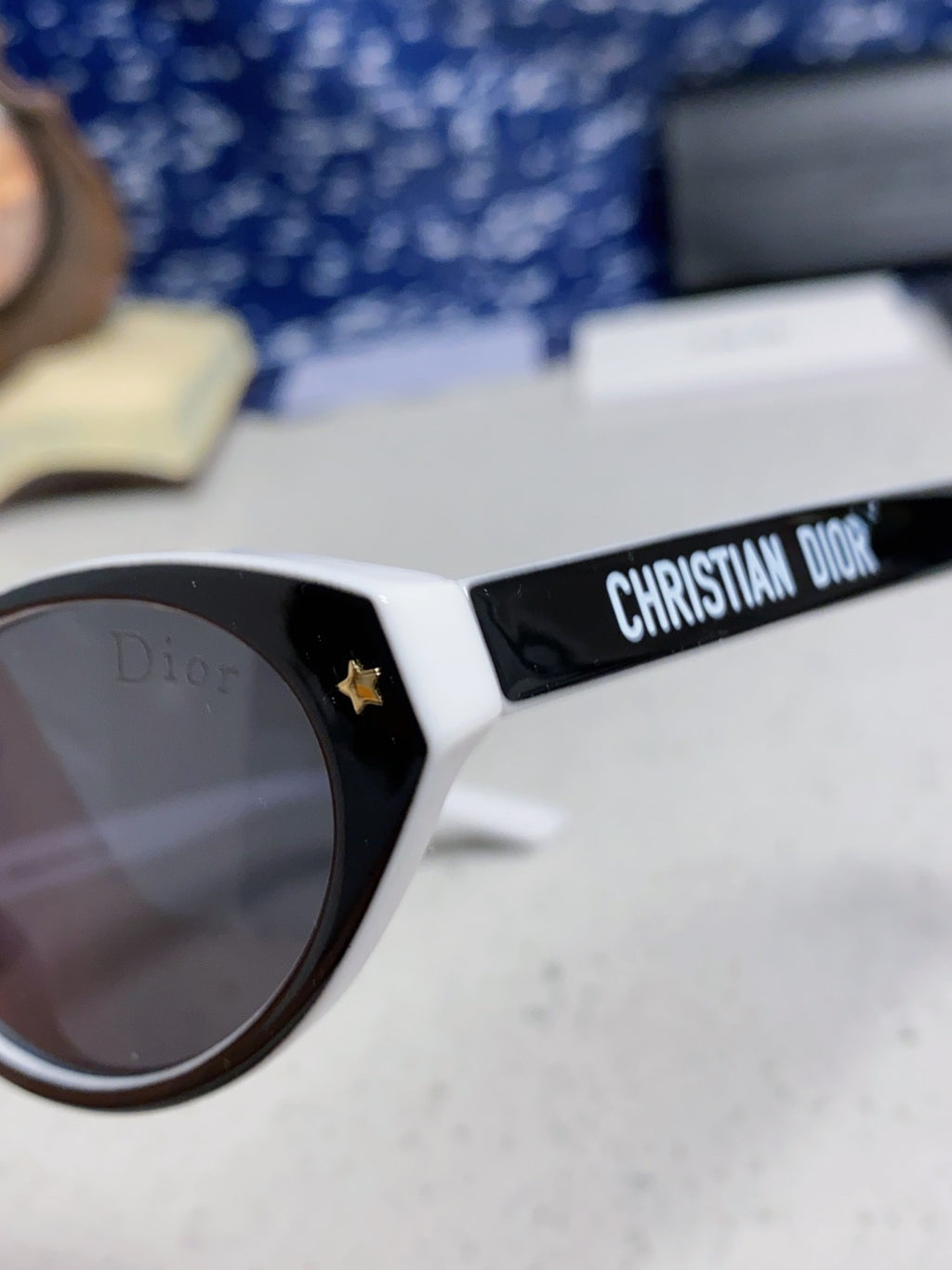 Dior Cat-Eye Silver Lens Sunglasses for Women - 867120 - detail image 7