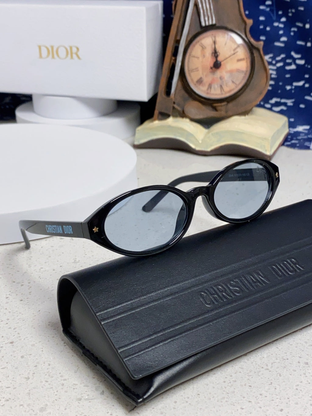 Dior Cat-Eye Blue Lens Sunglasses for Women - detail image 10