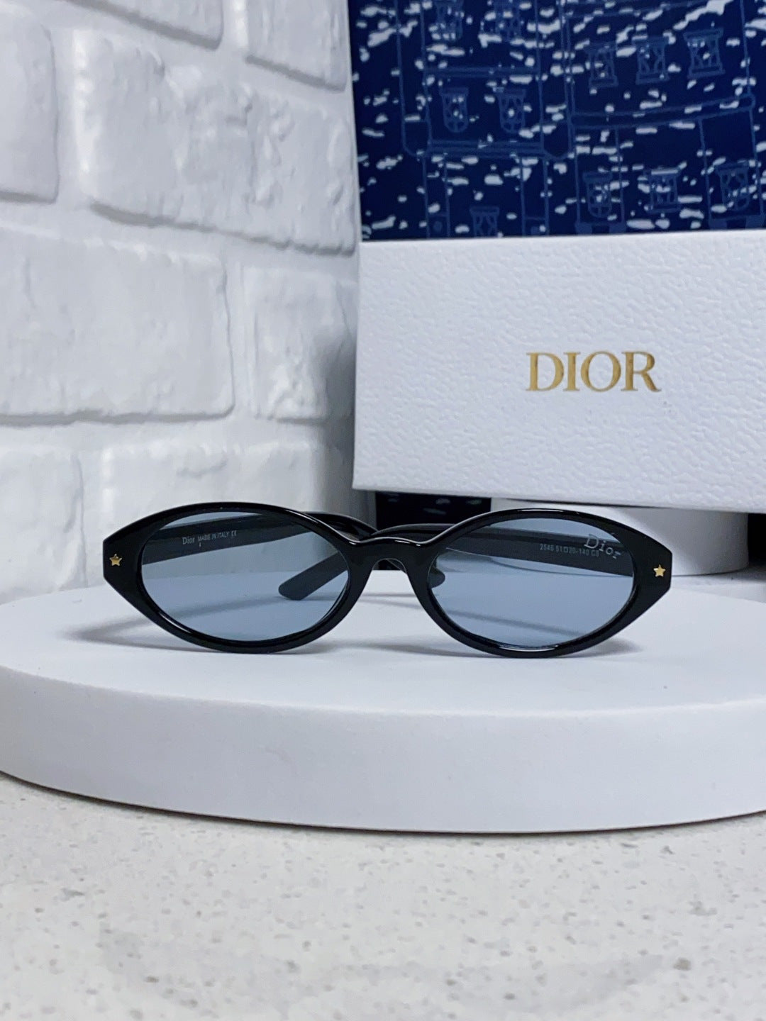 Dior Cat-Eye Blue Lens Sunglasses for Women - detail image 2
