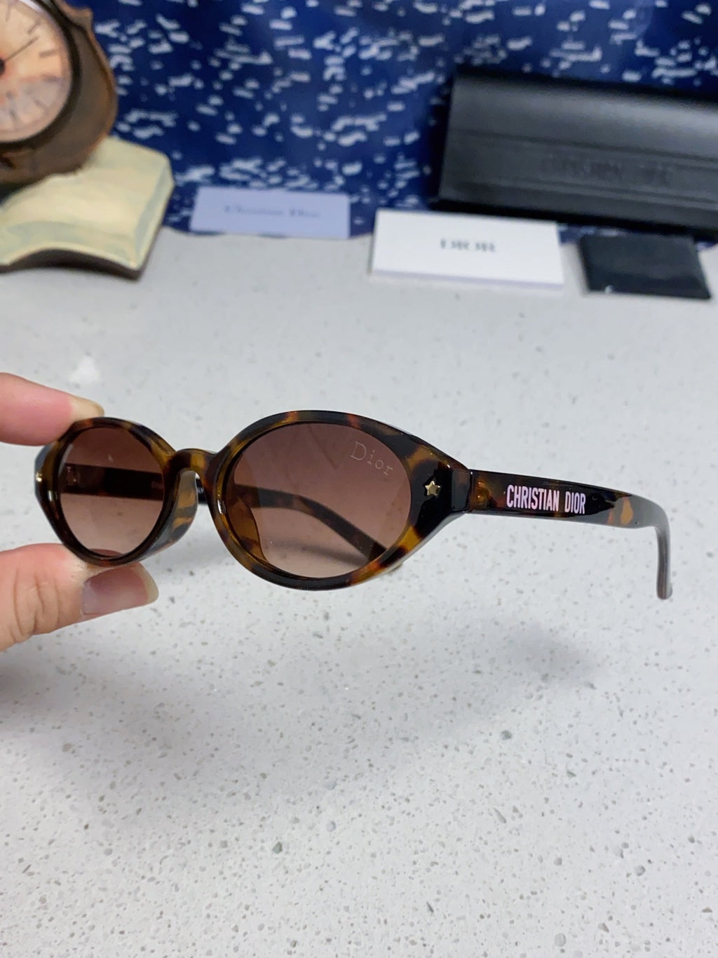 Dior Cat-Eye Red Lens Sunglasses for Women - 431731 - detail image 6