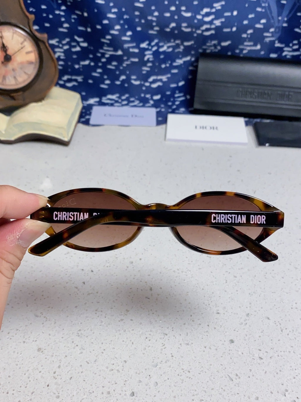 Dior Cat-Eye Red Lens Sunglasses for Women - 415544 - detail image 5