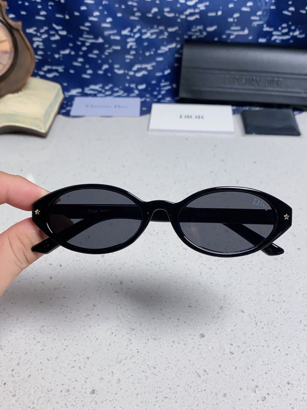 Dior Cat-Eye Red Lens Sunglasses for Women - detail image 4